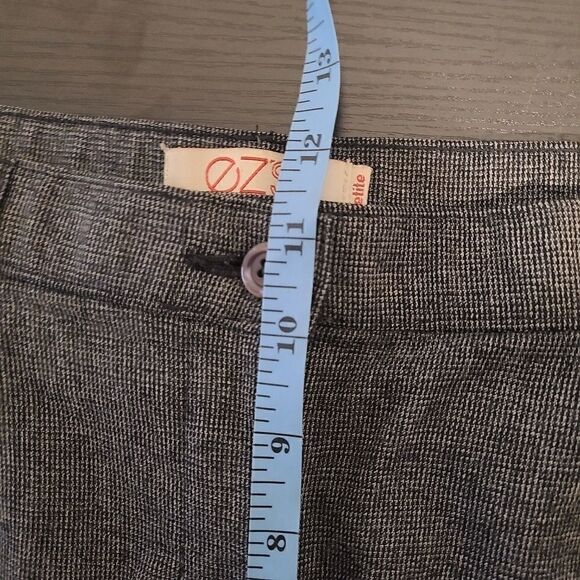 EZ's by Haggar Small Check Straight Leg Pants 14P - Picture 5 of 8